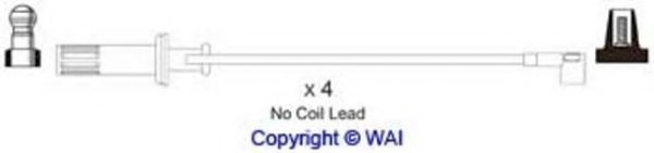 WAIglobal ISL411 Ignition Cable Kit